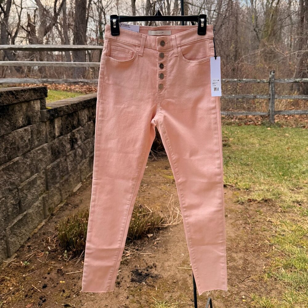 Joe’s Jeans The Charlie High Rise Skinny Ankle in Blush Pink NWT